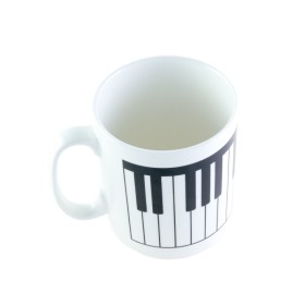 Taza cerámica teclado de piano