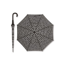 Paraguas negro pentagrama