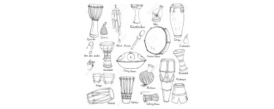 Otros instrumentos percusion etnica